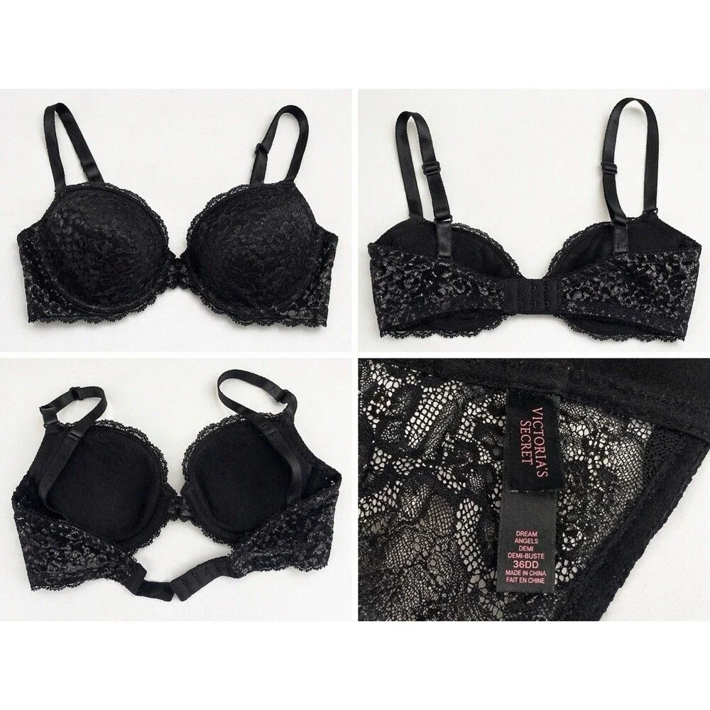 Victoria's Secret Dream Angels  Bra 36DD Lace Underwire Demi Sexy lingerie - Picture 2 of 6